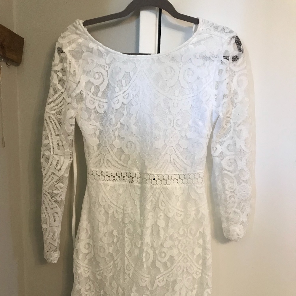 White Lace Dress
